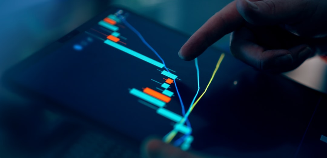 Cryptocurrency market analytics tablet interface future profits